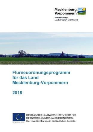 Titelblatt Flurneuordnungsprogramm für das Land M-V 2018